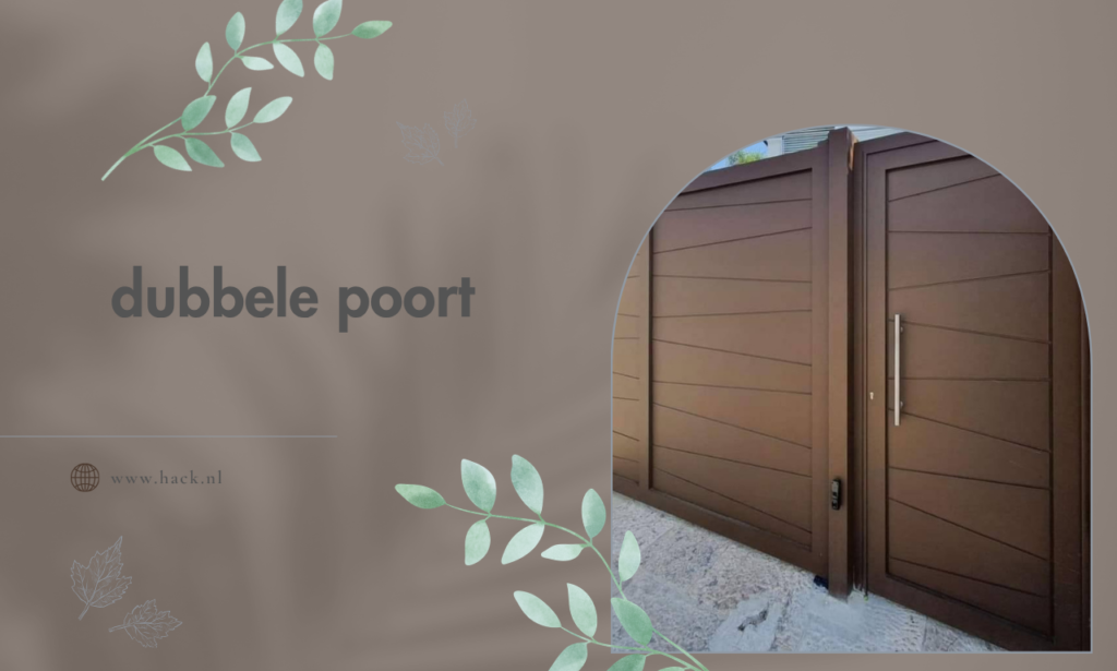dubbele poort