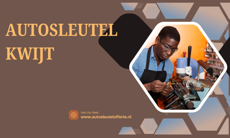autosleutel kwijt